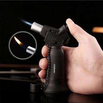 

HONEST Double Mode Flame Lighter Windproof Table Torch Fire Lock Refillable Lighters