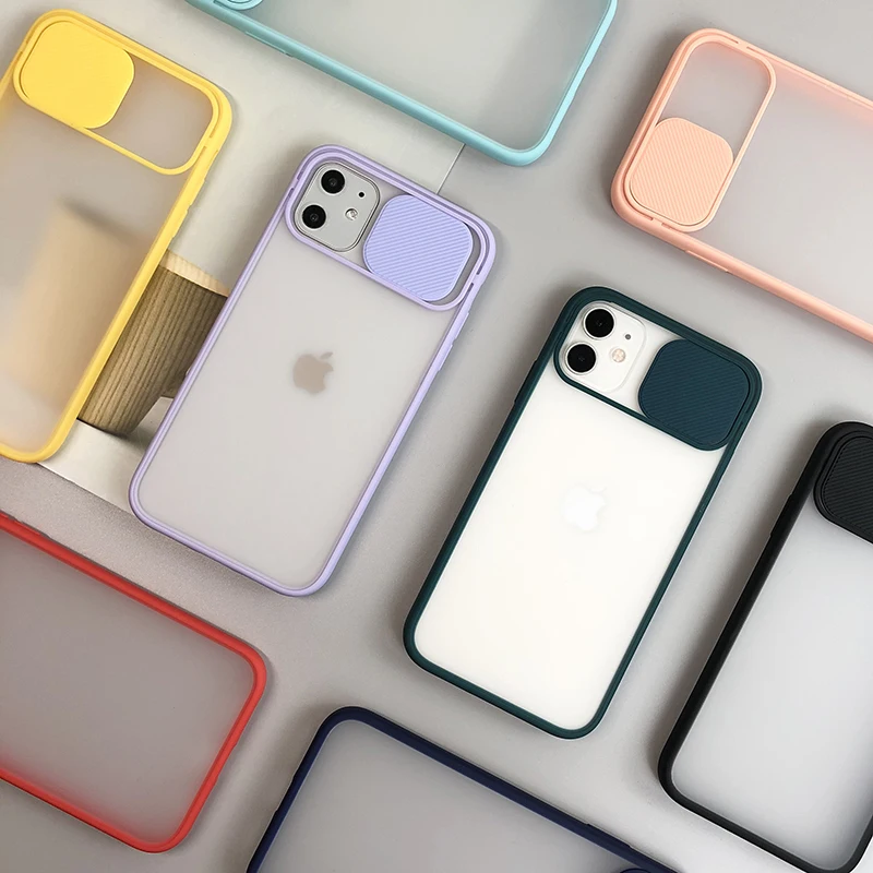 Camera Lens Case Matte transparent Protection For iPhone 13 Mini 14 12 Pro Max 11 Pro 8 7 6 6s Plus Xr Xs Max X SE Soft Cover