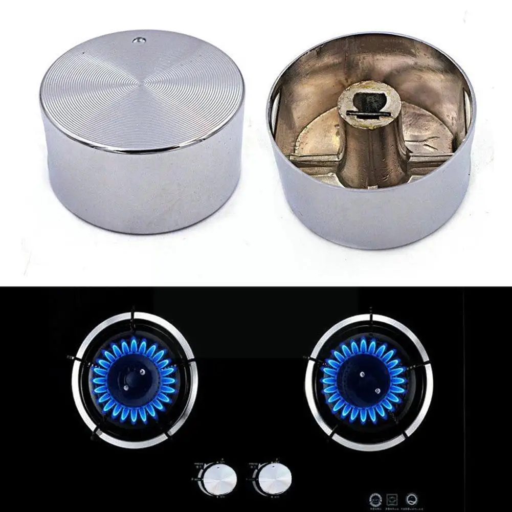1pc High Quality Alloy Material Rotary Switches Round Knob Gas Stove Oven Kitchen Parts Handles For Wholes H3s9 | Дом и сад