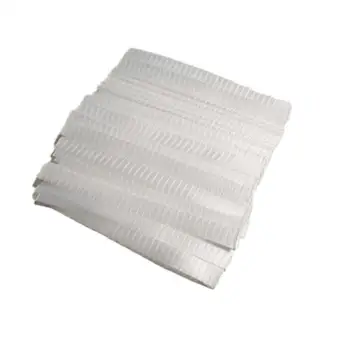 

100PCS White Makeup Brushes Netting Protective Cover Set Rose Bud Shaped Storage Mesh Sheath Protectors Cosmetics Makeup Tool