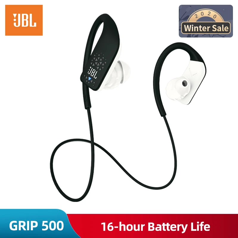 Original JBL GRIP 500 Hands free Wireless Headphones Bluetooth Sport Earphone Call with Mic Music Waterproof Earbuds Brand New