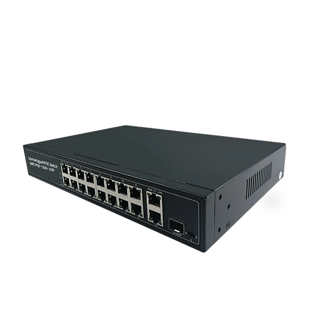 16 ports POE Switch with 16 POE ports power to ip camera wireless ap ip phone 4