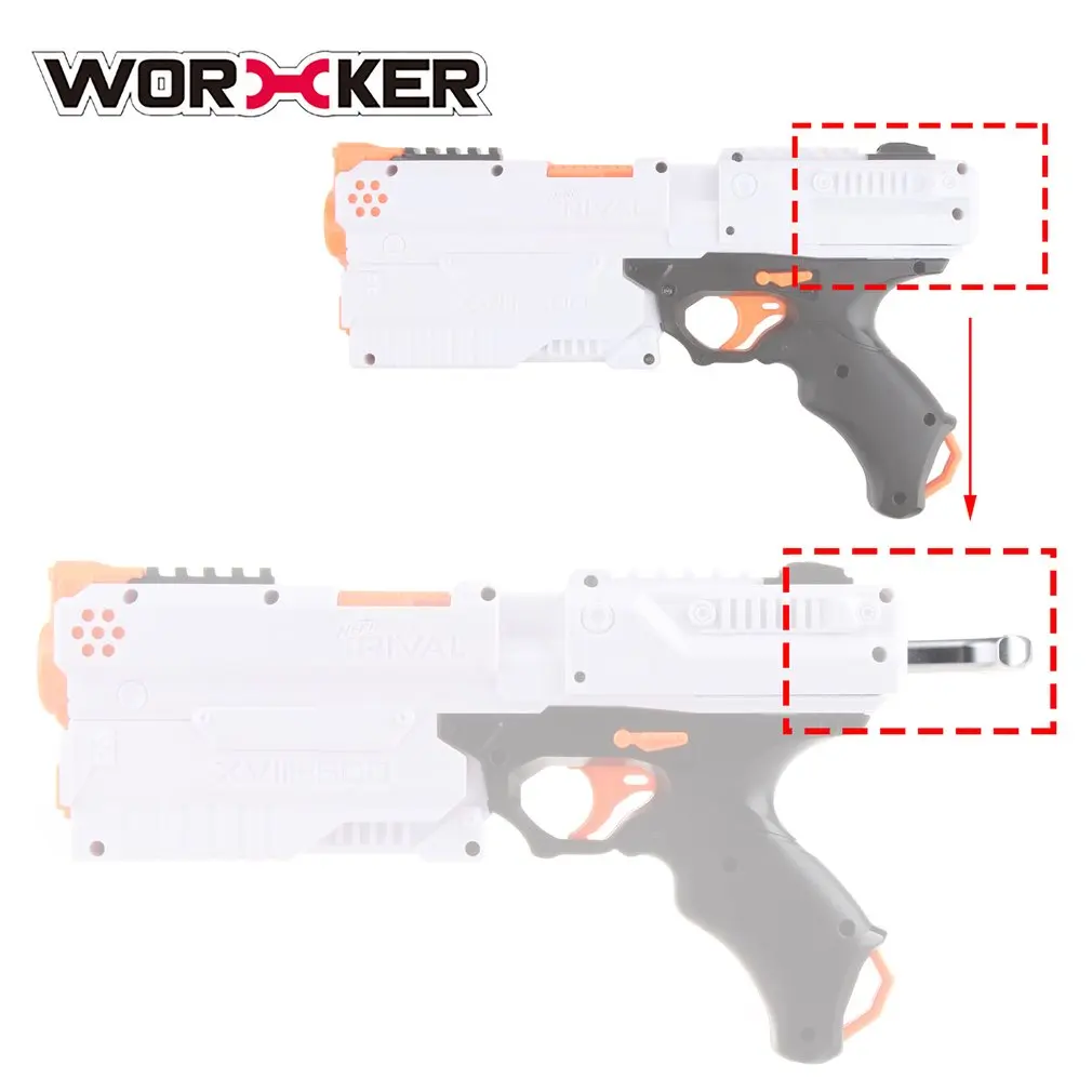 Металлический комплект ручки для NERF Гибкая игрушка фитинги производительность обновление прочный дизайн