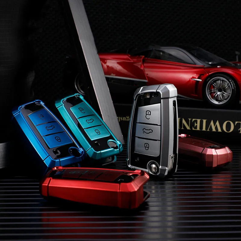Мягкий ТПУ чехол для автомобильного ключа Volkswagen VW Golf 7 mk7 Seat Altea Aztec Ibiza Leon FR 2 Skoda Octavia