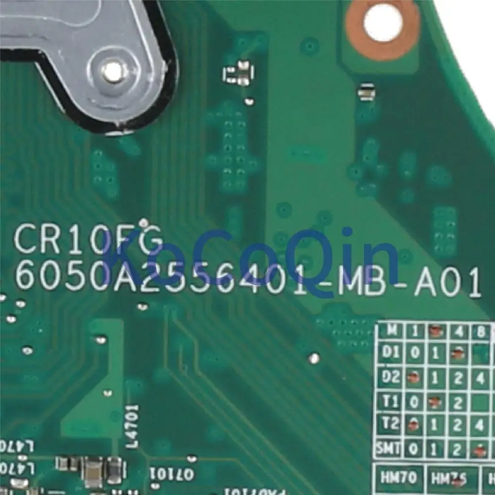 low cost  KoCoQin Laptop motherboard For TOSHIBA Satellite L50-A L55-A L50T-A L55T-A Mainboard 6050A2556401-M