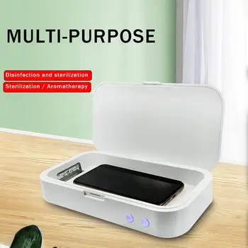 

In Stock UV Sterilizer Mobile Phone Sanitizier Disinfector UV Disinfection Box For Toothbrushe Makeup Tools Jewelry Dropshipping