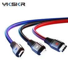 3 в 1 USB кабель 3A для мобильного телефона Micro usb type C кабель для зарядного устройства для iPhone XR XS X для xiaomi huawei шнур для быстрой зарядки данных