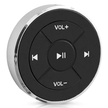 

Bluetooth Car Button Music Volume Remote Control Steering Wheel for Android IOS Phones UND Sale