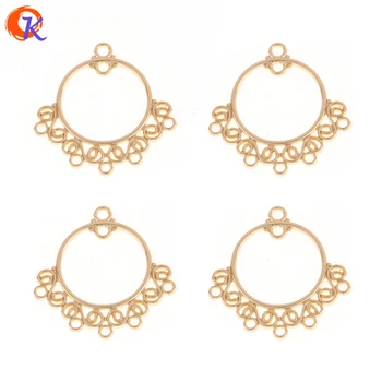 

Cordial Design 100Pcs 24*25MM Jewelry Accessories/Earrings Connectors/Ring Shape/DIY/Hand Made/Charms Pendant/Earring Findings