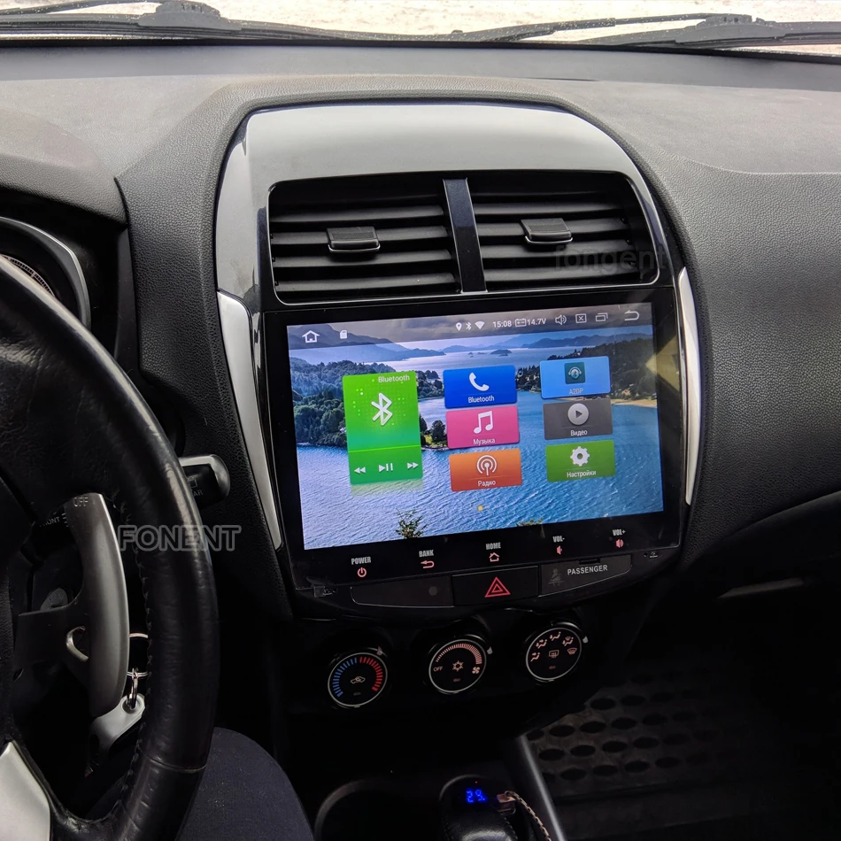 Cheap for Mitsubishi ASX Peugeot 4008 Citroen C4 Air Cross Car 1 din Android 9.0 Stereo radio DSP HDMI Video Multimedia Entertainment 6
