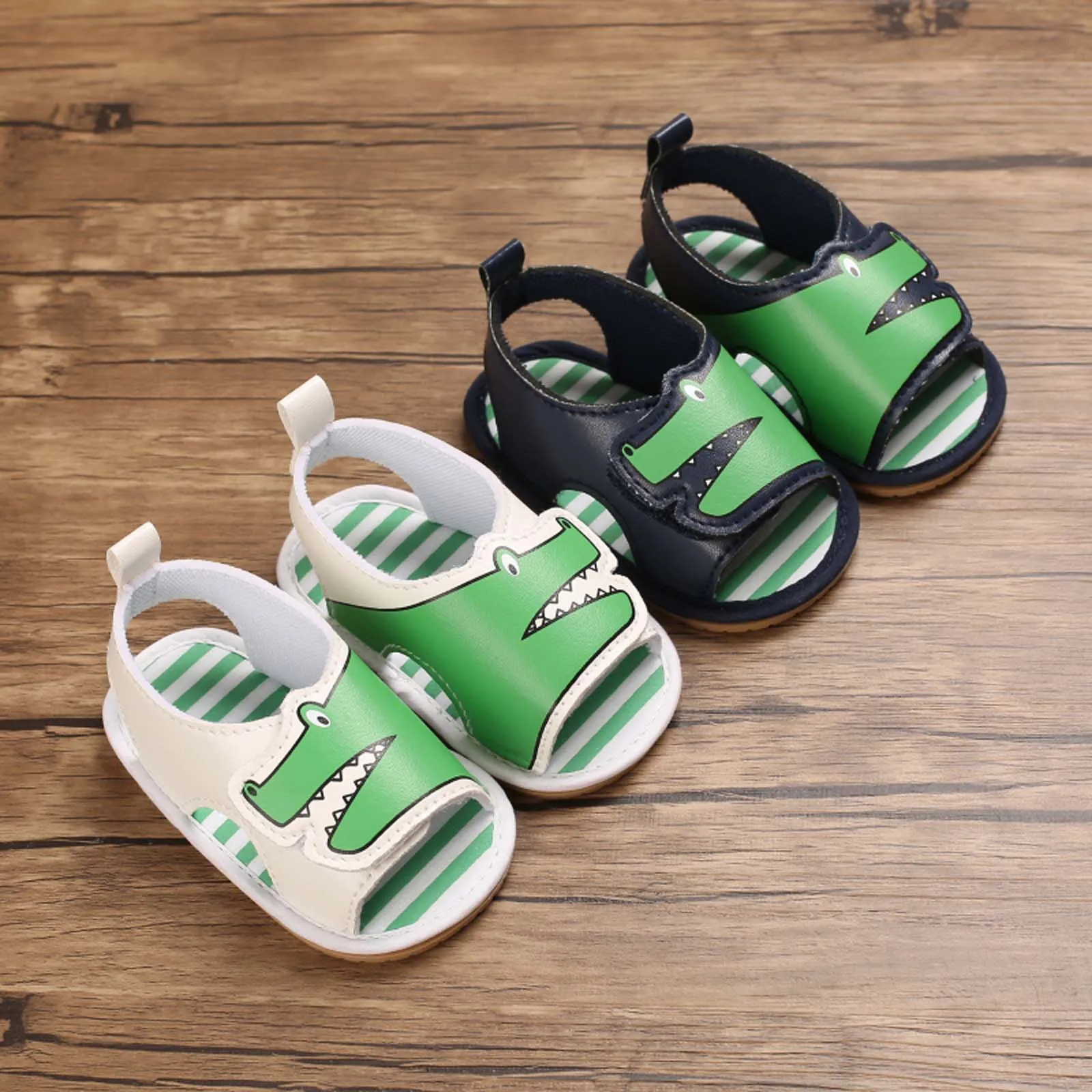 Newborn Baby Summer Sandals Crocod Soft Sole Crib Shoes Kids Anti slip Prewalker Baby Shoes For