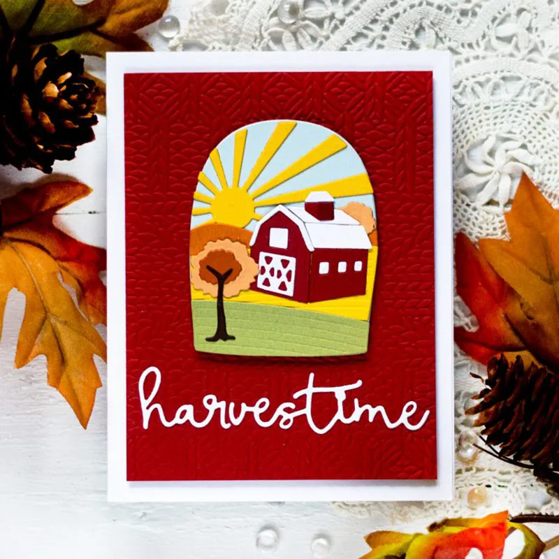 Jar House Sun Christmas Metal Cutting Dies Stencils For Card Making Decor Emboss Suit Paper Cards DIY Dies Scrapbooking New
