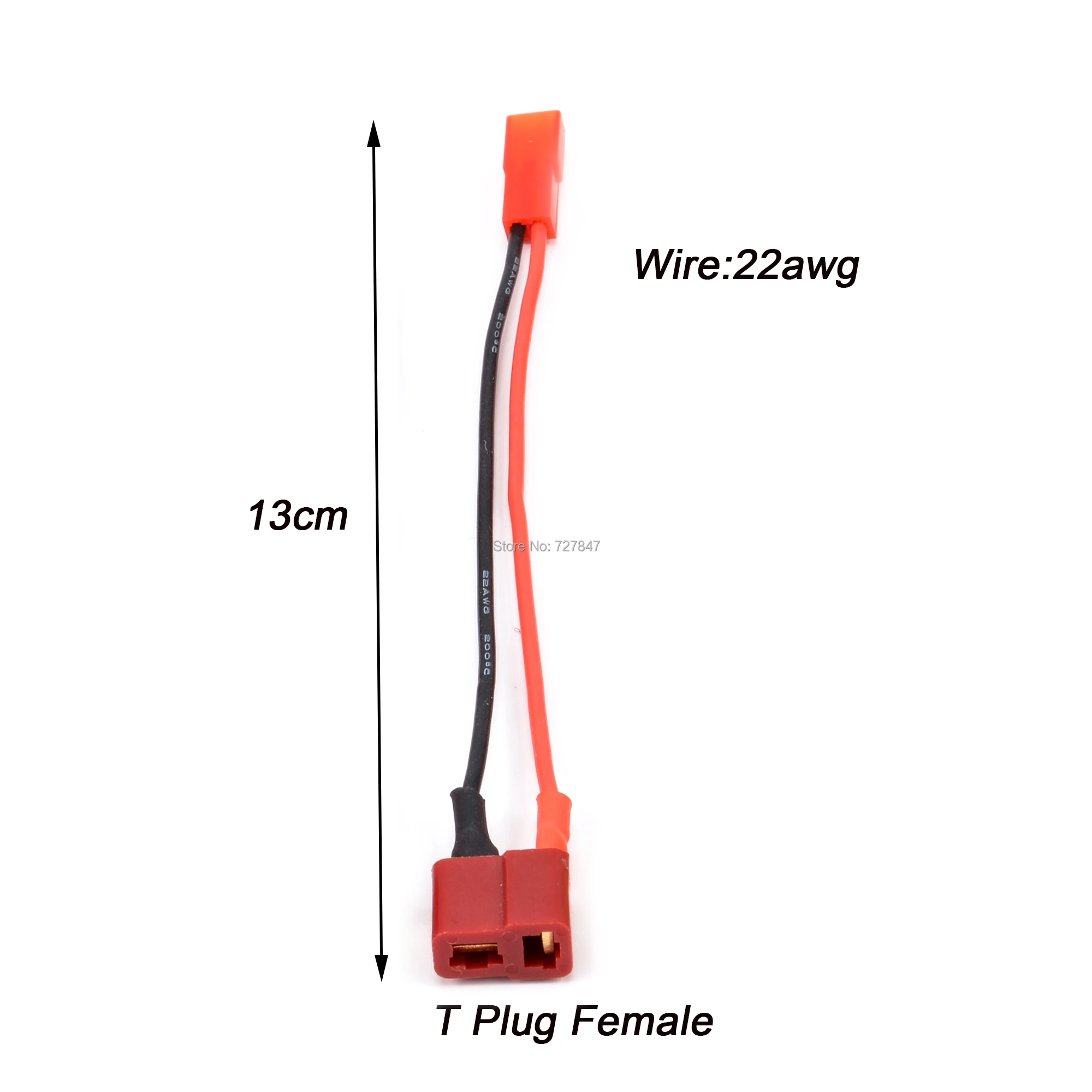 22AWG XT30U XT60 XT60H t-штекер мужской/женский разъем для JST штекер зарядное устройство адаптер LiPo батарея модель зарядки конвертер