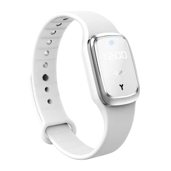 

Insect Control USB Rechagerable Indoor Outdoor Ultrasonic Mosquito Repellent Bracelet Electronic Camping Summer LED Time Display