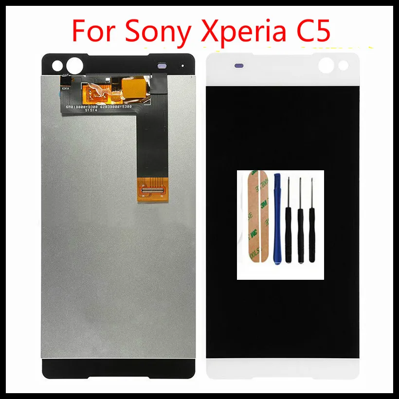 

Quality Assurance LCD Display+Touch Screen For Sony Xperia C5 Ultra E5506 E5533 E5563 with Digitizer Assembly Tools