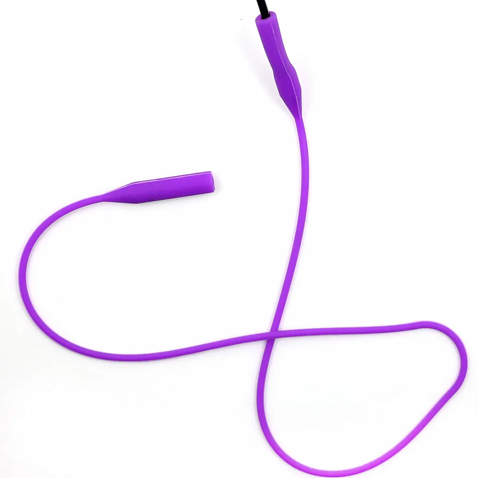 2pcs Silicone Sunglasses Holder Eyeglasses Strap Glasses Neck Cord String Reading Glasses Rope Anti-slip Eyewear