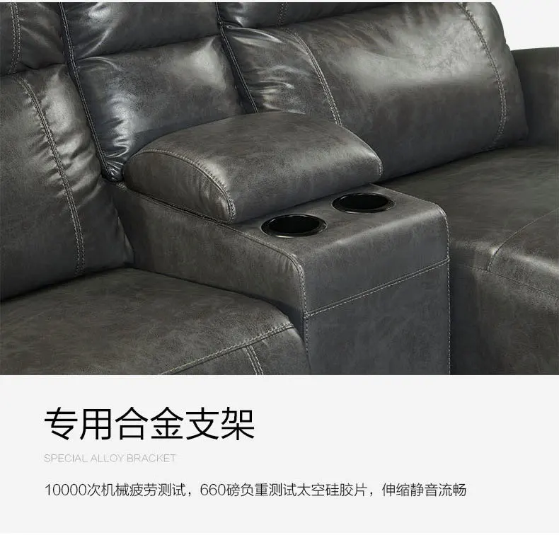living room Sofa set диван мебель кровать muebles de sala L shape recliner real genuine leather sofa cama puff asiento sala fut