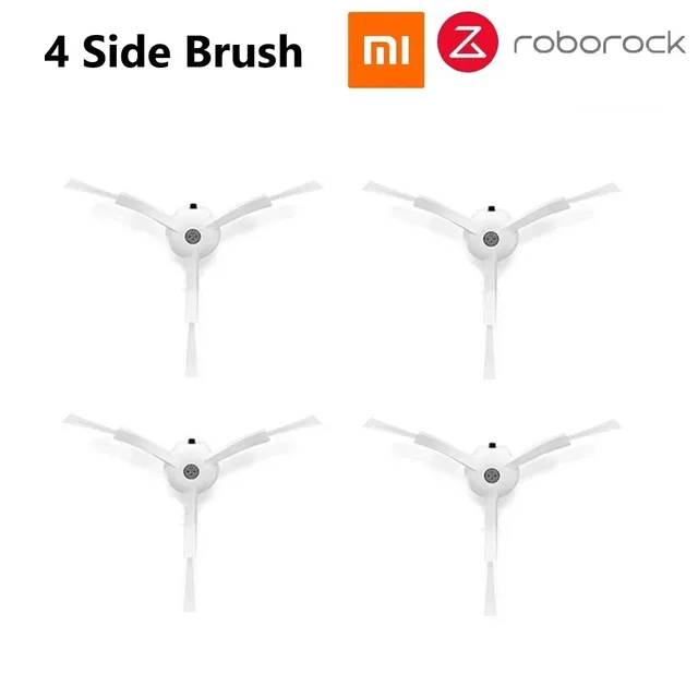 Xiaomi 1 1S Roborock S5 S6 MAX S6 Pure Accessories Vacuum Cleaner Parts Washable Mop Cloth HEPA Filter Main Brush Side Brush 4 pcs