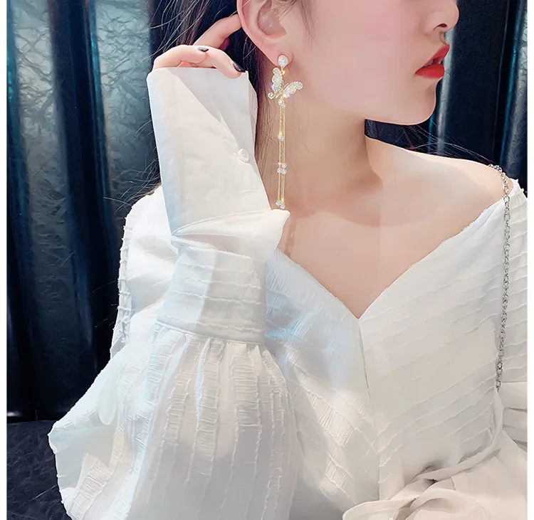 

Vintage Earrings Drop Earrings For Women Luxury Jewelry Long Dangle Earring Fashion Jewelry Gift
