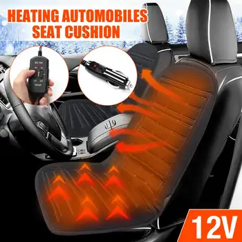 

2Pcs in 1 Heated Car Seat Universal Automobile Heating Cushion Cover Winter Warmer Cars Seat Heater Pad Car Interior Accessories