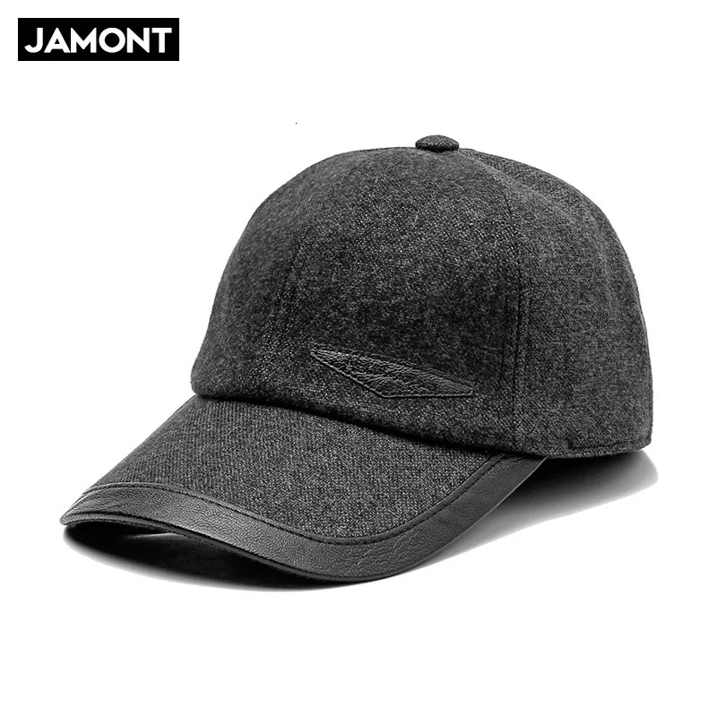 Jamont, мужские шапки, сезон пятидесяти лет, наушники, сохраняющие тепло, защищают бейсбольную кепку, для отдыха, остроконечная Кепка