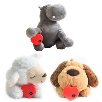 

Pet Plush Animal Calming Toy with Heartbeat Relieve Anxiety Behavioral Aid Sleep