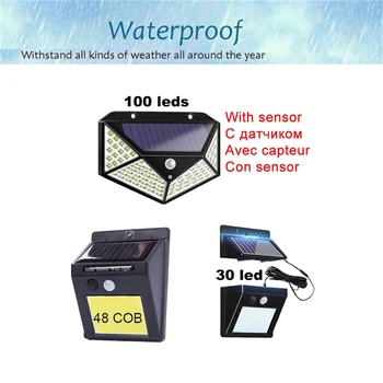 

Solar Rechargeable PIR Motion Sensor LED Garden Light Lawn lamp LEDs Outdoor Waterproof Fence Yard Pathway Night Lighting indoor