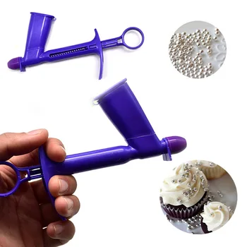 

DIY Pearl Applicator Cake Decoration Pearl Gun Baking Tool Detachable Ball Applicator Meatball Coating Tool Baking Accessories