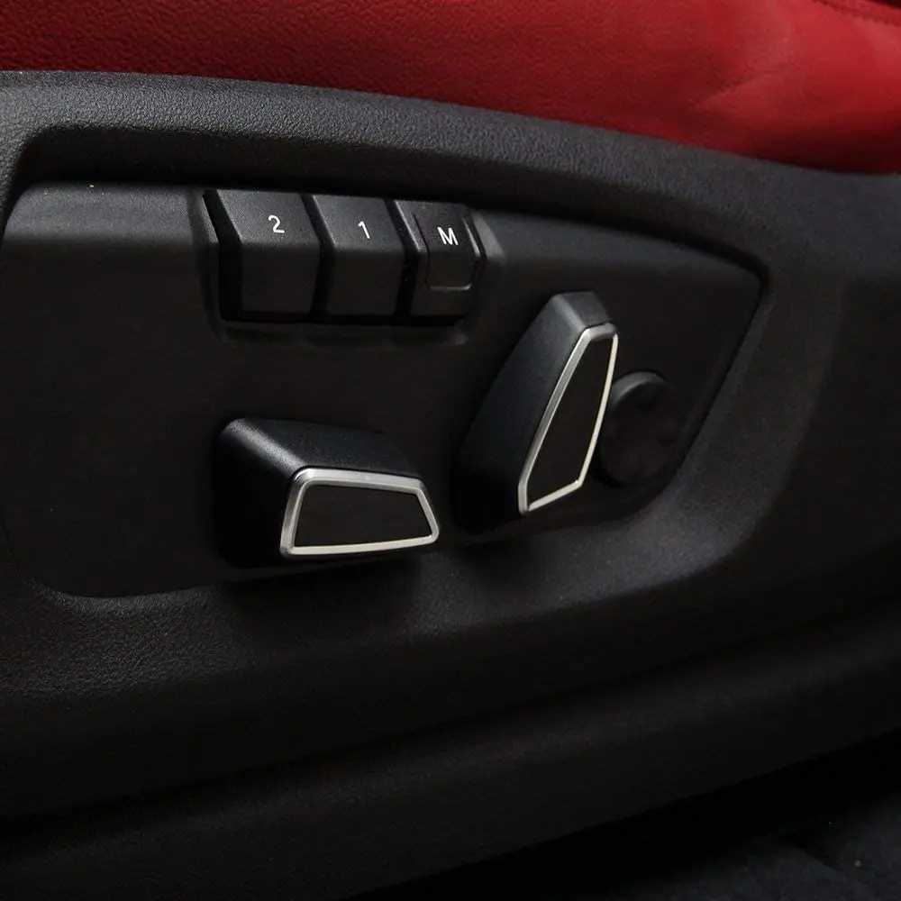 

ABS Plastic Seat Adjustment Button Cover Trim Car Accessories For BMW New 1 2 3 4 Series F30 F34 F45 F46 F48 2013-2017