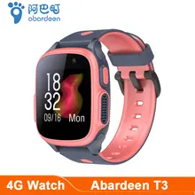 Abardeen T3 kids Smart Watch Android 8.1 4G video call GPS smartwatch Camera HD IP67 Waterproof watch connect Wifi Bluetooth