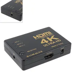 4K Ultra HD HDMI коммутатор от 3 до 1 разветвитель коробка конвертер адаптер для DVD/HDTV/Xbox/PS3/PS4/Xiaomi