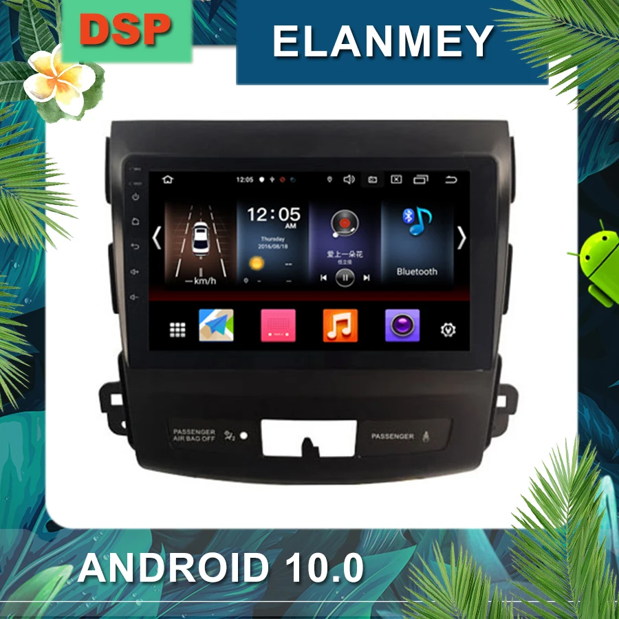

Latest Android 10.0 car radio For Mitsubishi Outlander 2006-12 car multimedia navigation stereo with DSP sound head unit car GPS