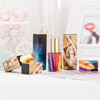 

3/5PCS Empty Lip Balm Containers Plastic DIY Lipstick Tube Mini Refillable Lip Gloss Magnetic Snap Containers Cosmetic Container