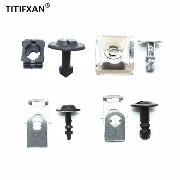 

10 Sets Auto gearbox engine under guard screw clips Passat B5 for Q3 Q5 Q7 C6 C7 A4 A5 A6 for fasteners