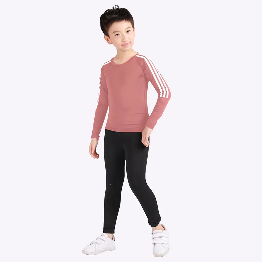 2-piece set Зимнее детское термобелье комплект термобелье для мужчин мужские подштанники серии для мальчиков и девочек для занятий фитнесом Быстросохнущий - Цвет: 2-piece set