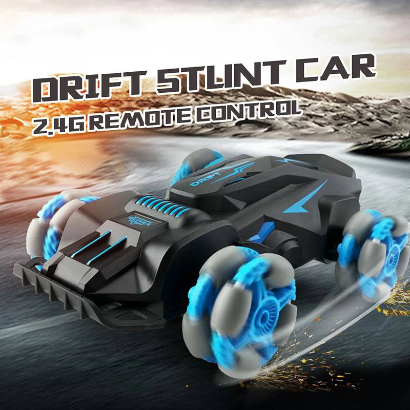 

2.4G 10km/h High Speed 360 Rotation Anti-collision Tire Remote Control Car RC Stunt Car RC Drift Car Kids Gift DD60RC