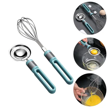 

2pcs Manual Eggbeater Whisk Mixer Cooking Blending Tool Practical Baking Mixer