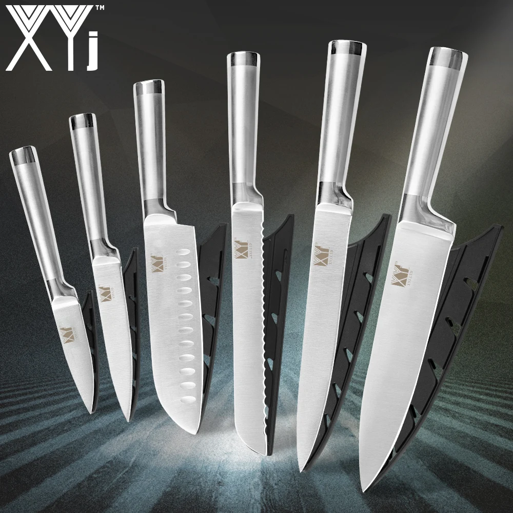 XYj кухонные ножи для очистки овощей утилита Santoku шеф повар нарезка хлеба нож из