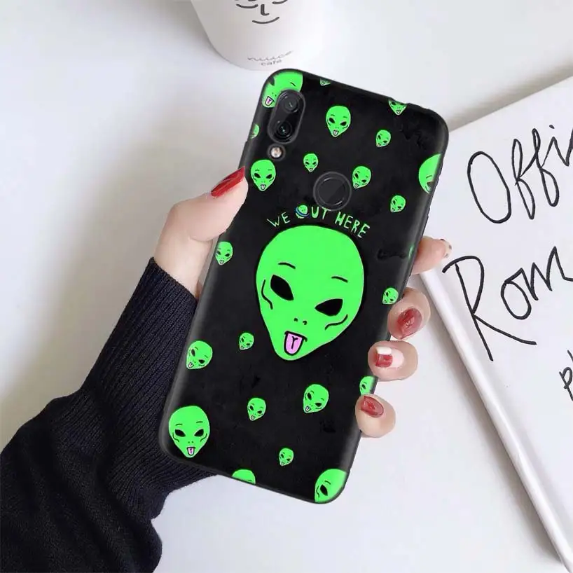 Милый чехол Alien Believe UFO ET для Xiaomi Redmi Note 7 8 K20 7S 7A 6 6A Pro S2 5 mi Play 9T CC9 E A1 A2 Lite F1 мягкий чехол для телефона - Цвет: BS053-2