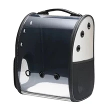 Рюкзак-переноска для домашних животных, прозрачная сумка для кошек, собак, походная дорожная сумка, космическая сумка-астронавт, капсула, товары для домашних животных, серебро