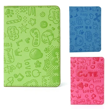 

Organizer Passport cover Leather Passport Holder-Rose Red