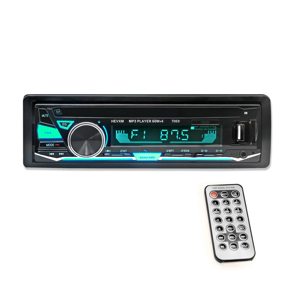 Автомагнитолы Стерео 12 в Bluetooth авто MP3 аудио 5 в зарядное устройство USB SD MMC AUX Авто Электроника In-Dash 1 DIN плееры