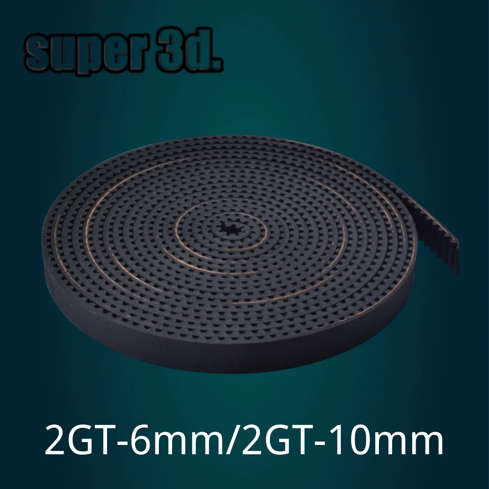 Ремень синхронный GT2 ширина 6 мм 10 для 3d принтеров Ender3 cr10 Anet|for printer|gt2 printer3d printer gt2 |