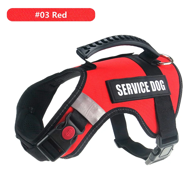 red dog harness Поводок для собак, светоотражающий нейлоновый жилет для улицы, мягкий жилет для собак, тренировочный жилет для собак, поводок для собак, регулируемый ошейник - Цвет: red dog harness