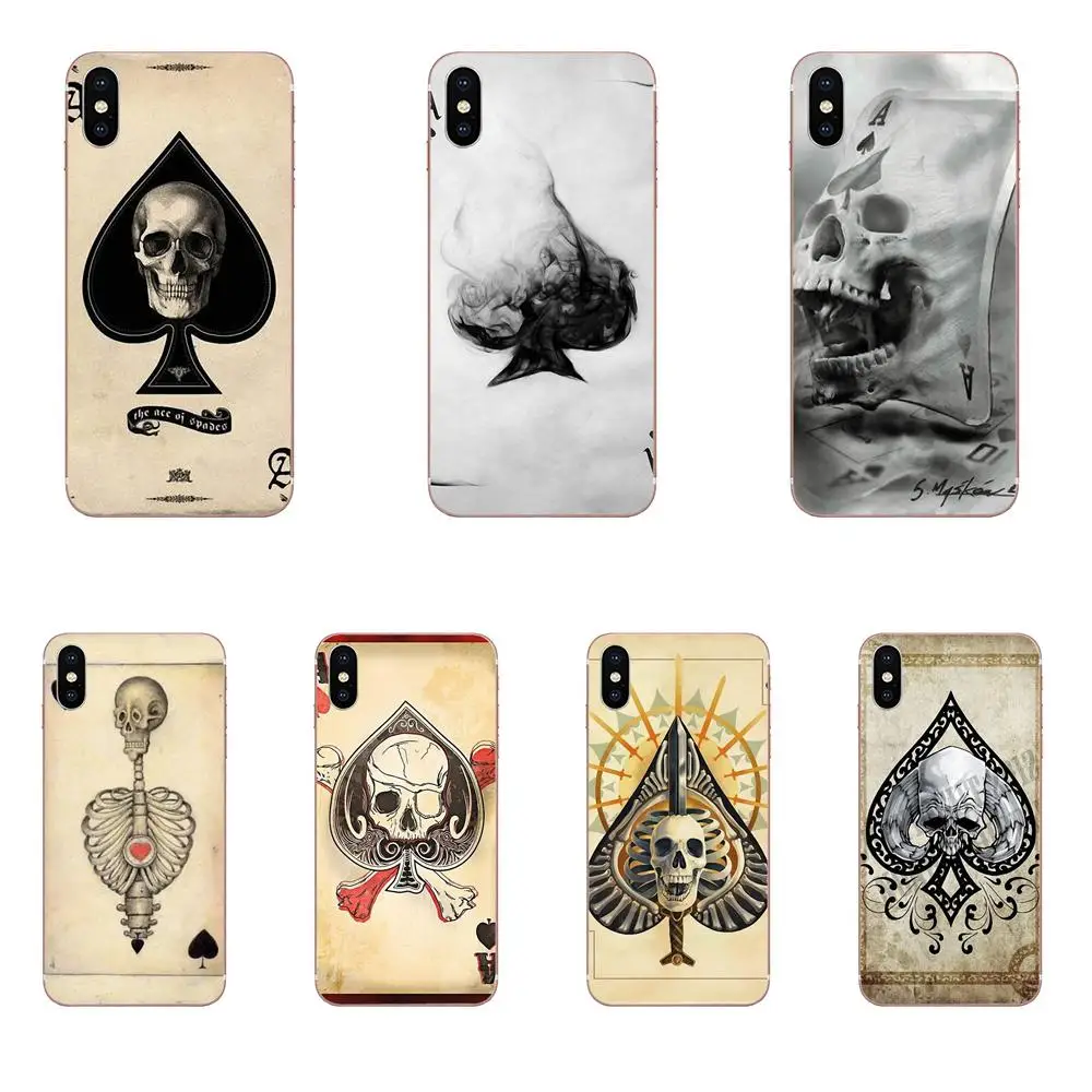 

Ace Of Spades Skull Tattoo Playing Case For Galaxy Alpha Note 10 Pro A10 A20 A20E A30 A40 A50 A60 A70 A80 A90 M10 M20 M30 M40
