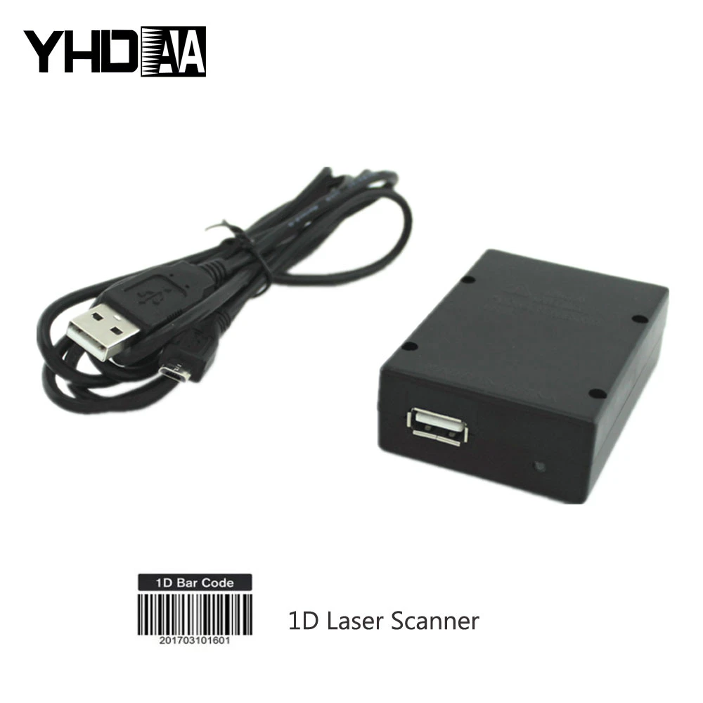 wifi scanner Mini 1D Laser Barcode Scanner USB 1D Bar code Reader Module Handheld Wired POS Code Reader Engine for Supermarket Shop Store scanspeeder