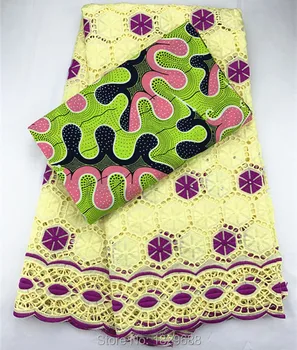 

cotton lace swiss voile lace in switzerland ankara fabric swiss lace fabric 2.5+3yards african wax prints fabric for dress C0058