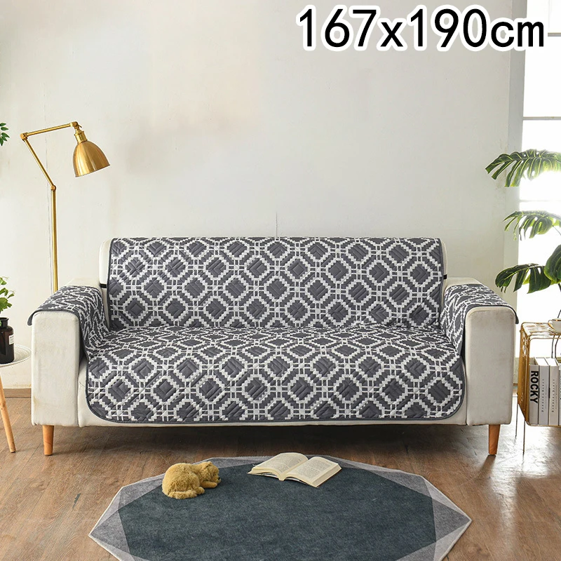 Waterproof Sofa Cover Removable Cushion Armrest Cover Pet cat Protector Furniture Slipcover Home Decor 1/2/3 Seat For Living Roo