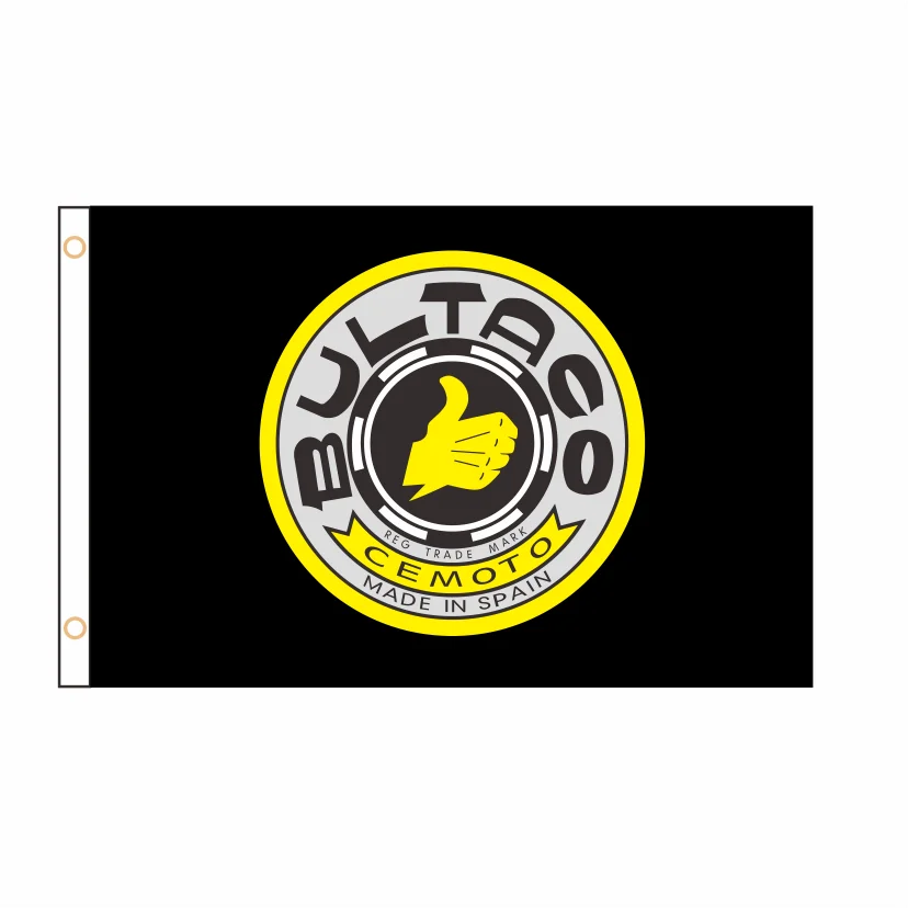 Флаг Bultaco баннер 2 фута * 3 5 футов QZ-103 | Дом и сад