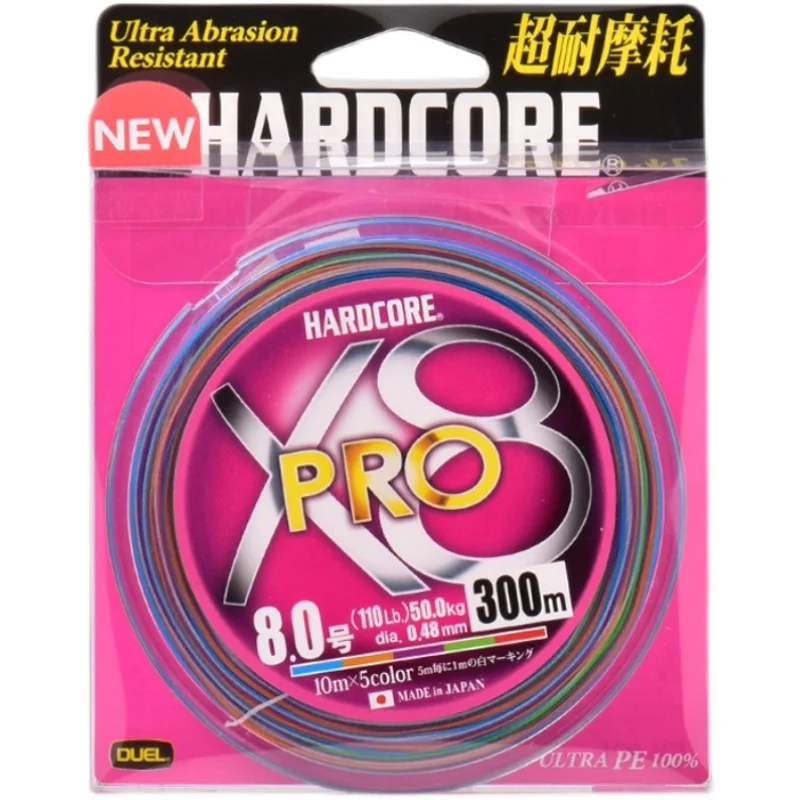 Giapponese Originale Hardcore X8 Pro Super Liscio Resistente All'Usura Luya Sea Fishing Boat Fishing Pe Line